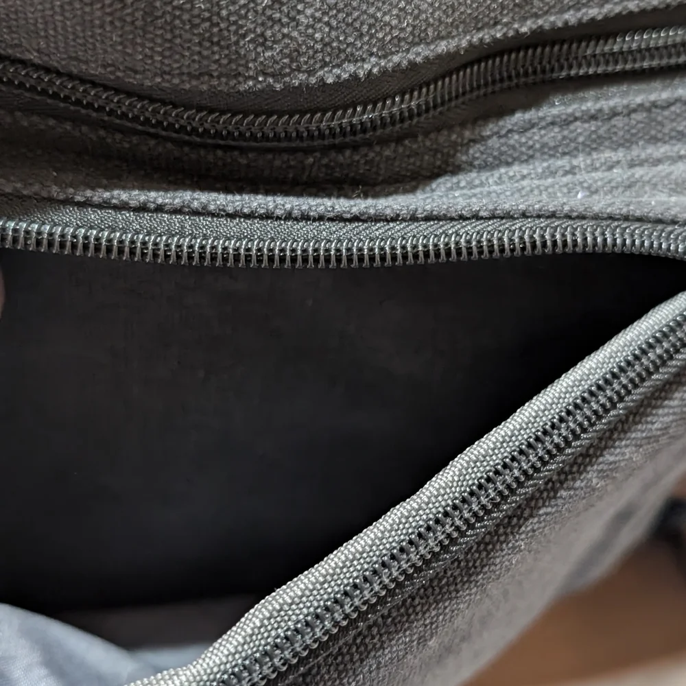 CoolBell Convertible Backpack Messenger Charcoal Gray Canvas Men's Laptop Bag